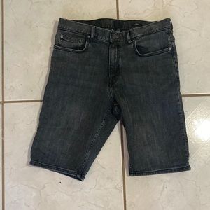 Men’s Black Jean Shorts